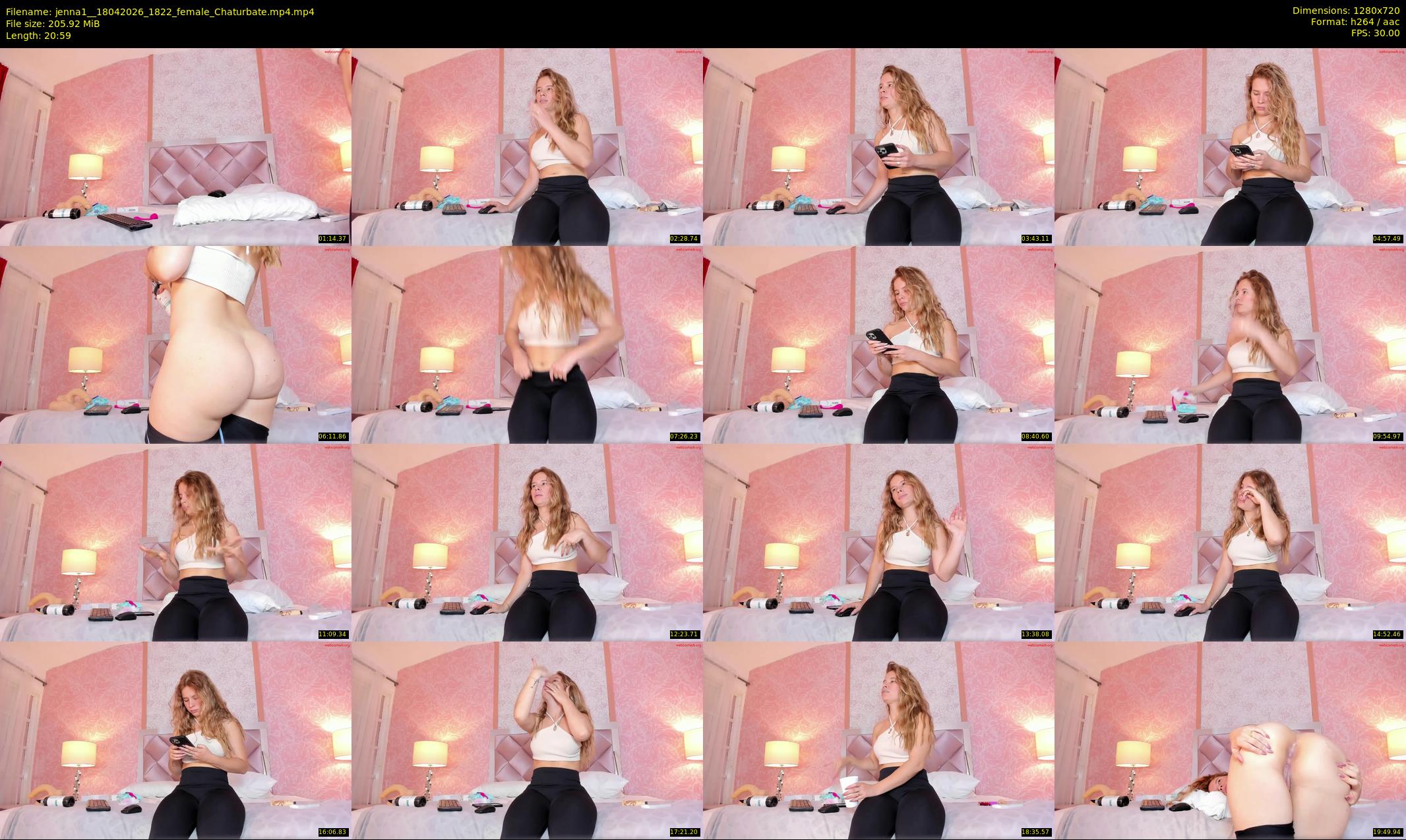 jenna1_ — 21 minute Chaturbate female cam show recording, 720p, Apr 18, 2026