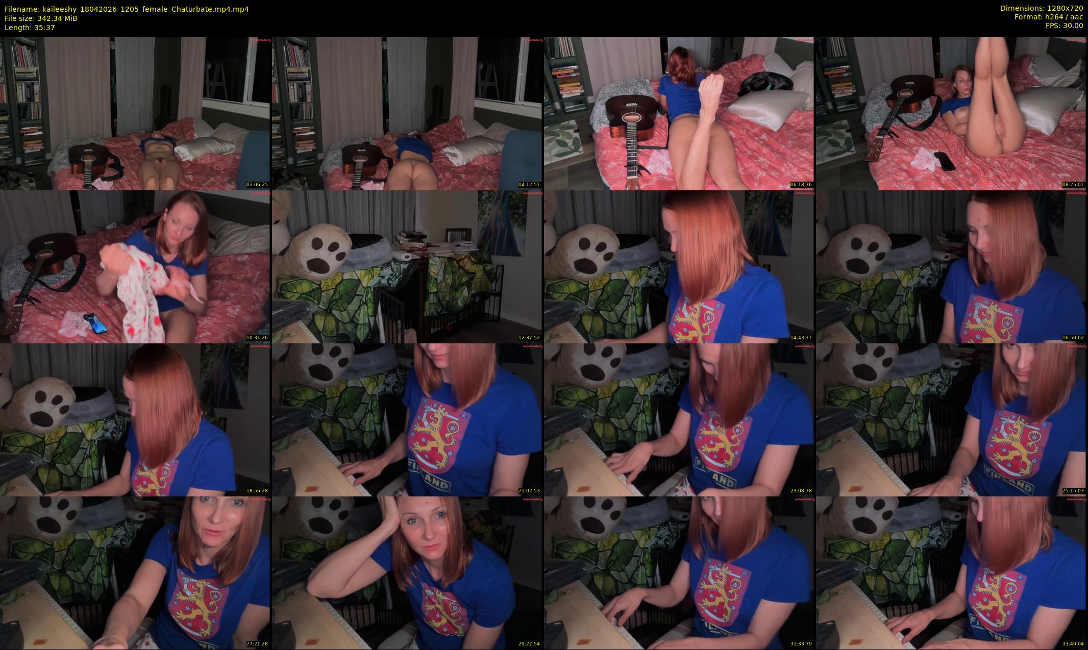 kaileeshy — 36 minute Chaturbate female cam show recording, 720p, Apr 18, 2026