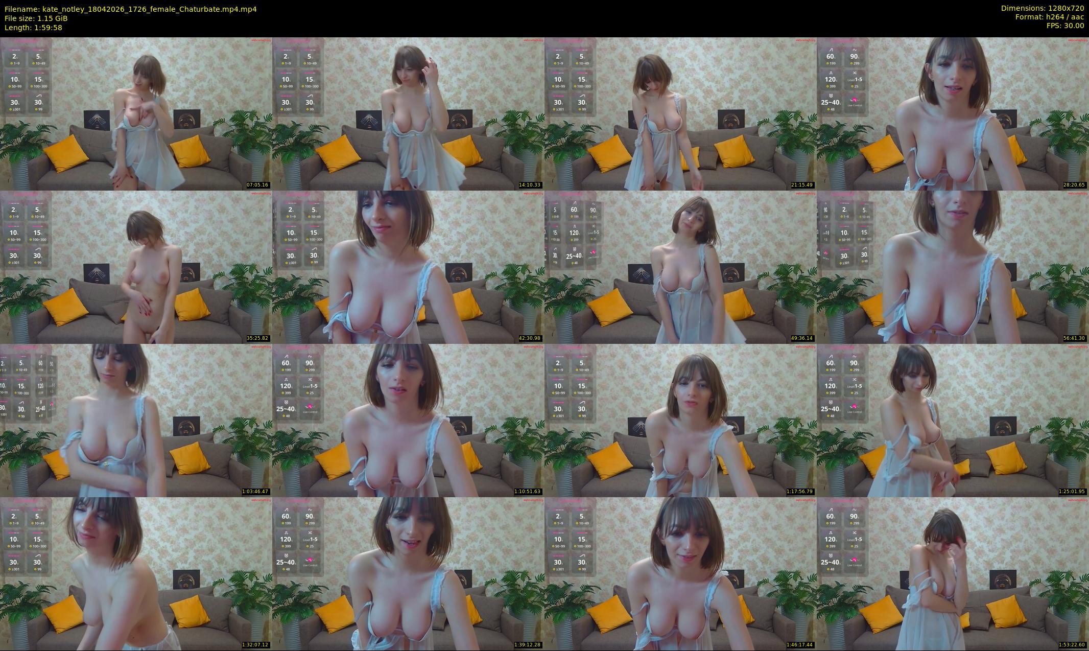 kate_notley — 120 minute Chaturbate female cam show recording, 720p, Apr 18, 2026