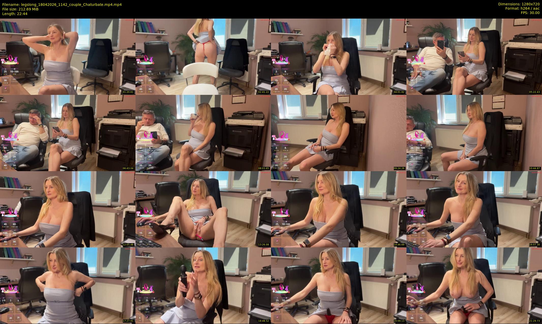 legslong — 23 minute Chaturbate couple cam show recording, 720p, Apr 18, 2026