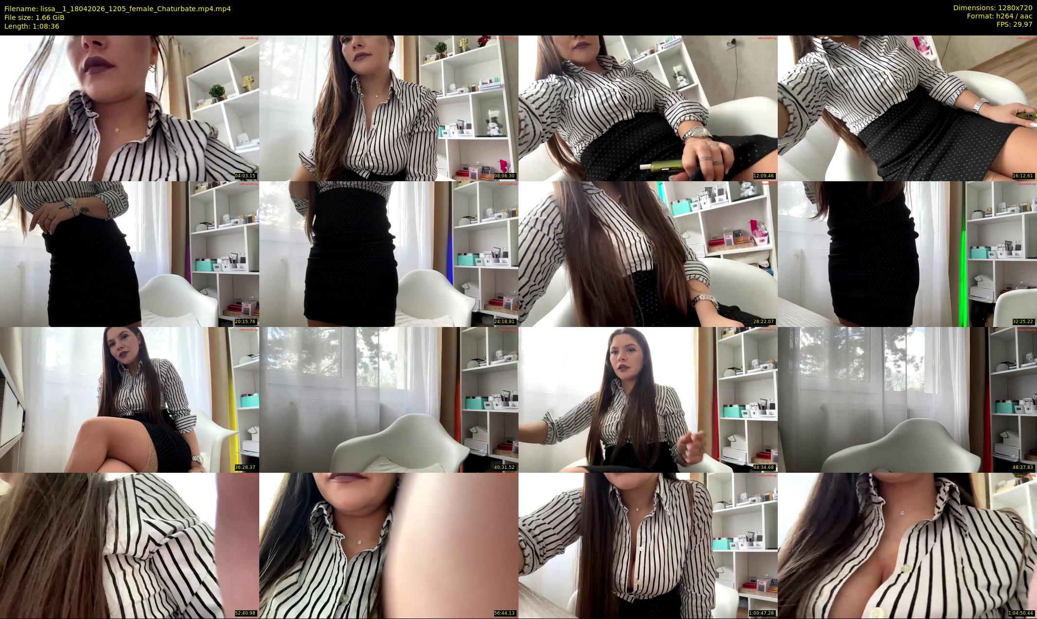 lissa__1 — 69 minute Chaturbate female cam show recording, 720p, Apr 18, 2026