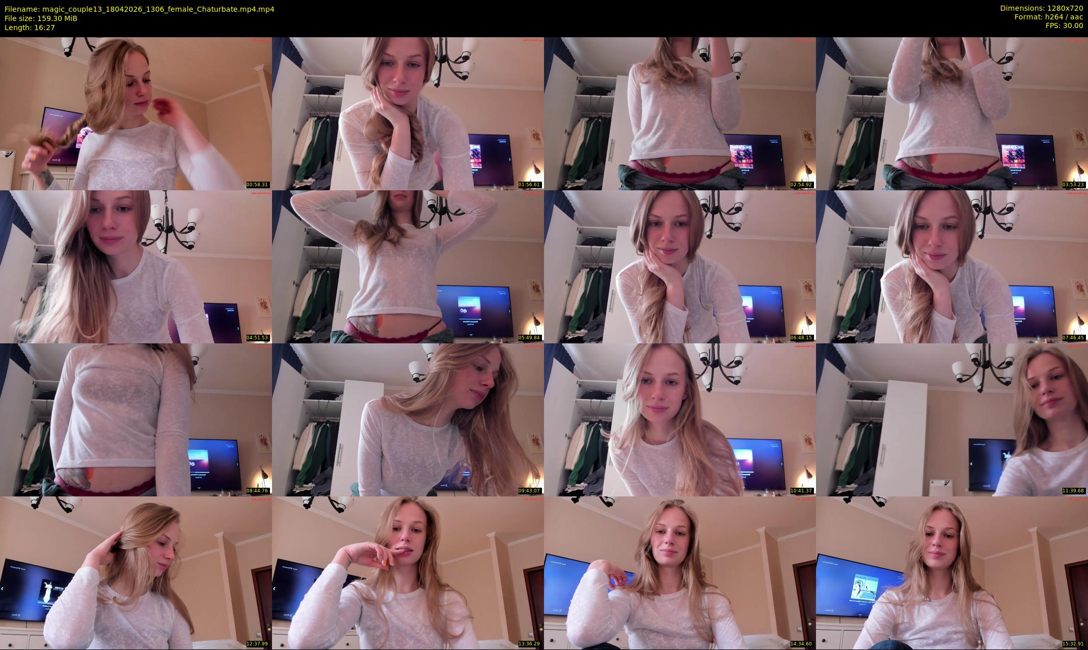 magic_couple13 — 17 minute Chaturbate couple cam show recording, 720p, Apr 18, 2026