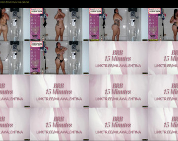 milavalentinax — 37 minute Chaturbate female cam show recording, 720p, Apr 19, 2026