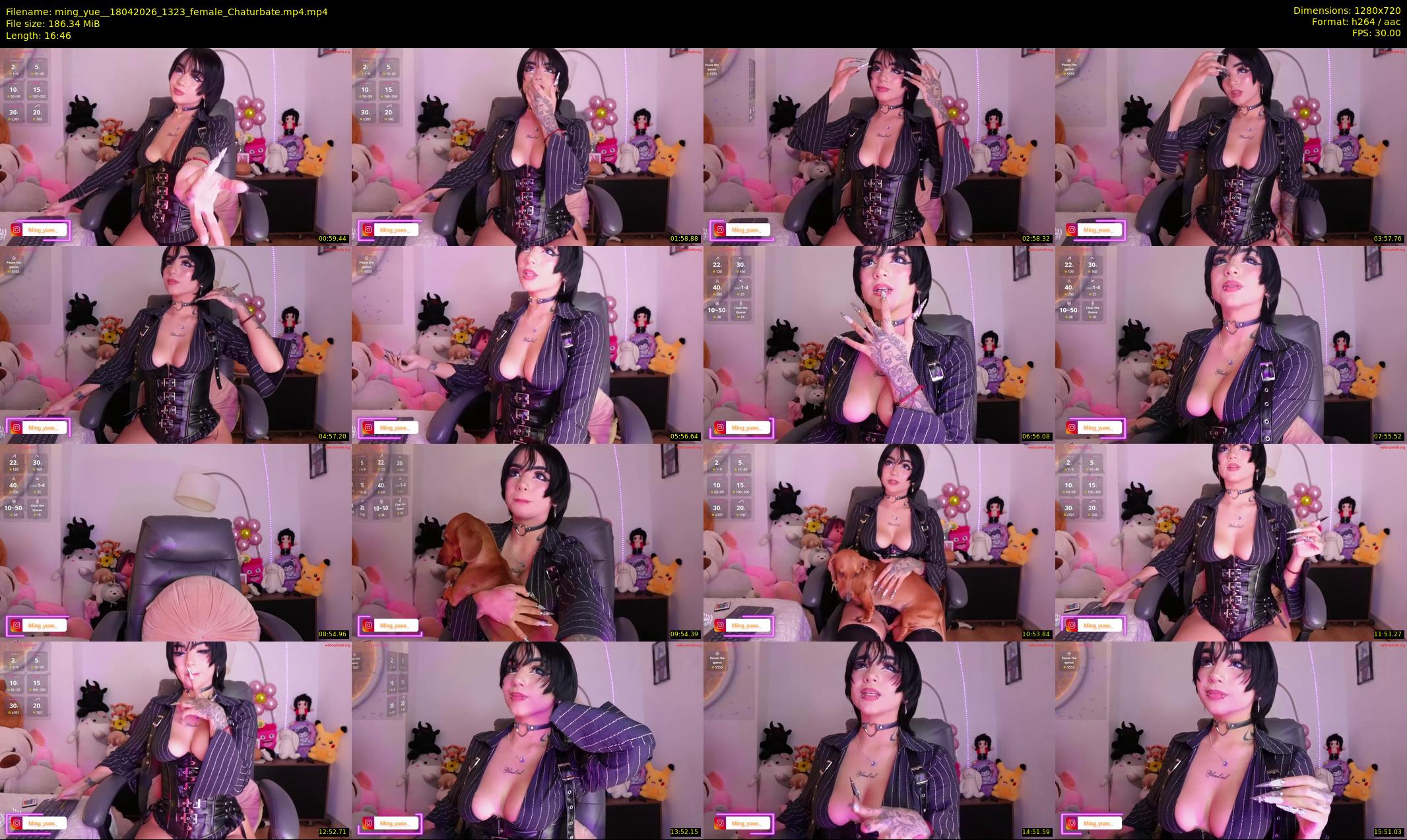 ming_yue_ — 17 minute Chaturbate female cam show recording, 720p, Apr 18, 2026