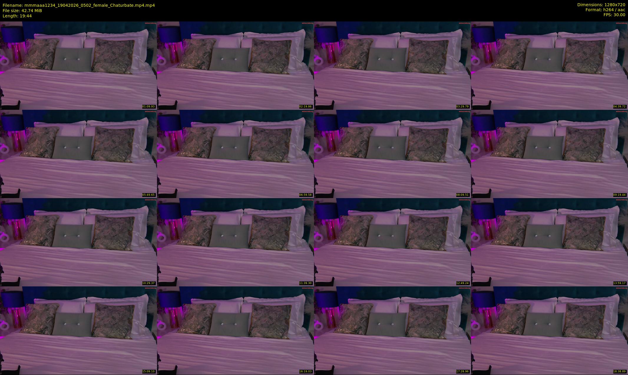 mmmaaa1234 — 20 minute Chaturbate female cam show recording, 720p, Apr 19, 2026