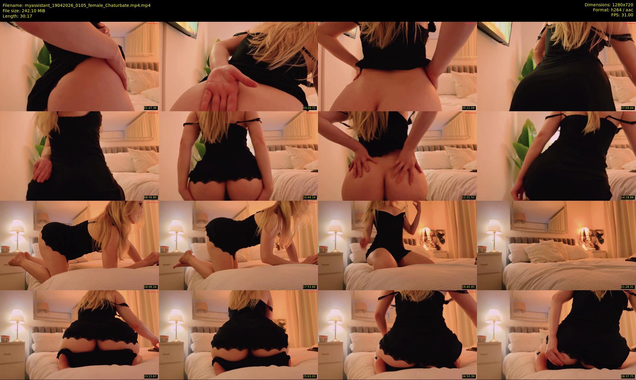 myassistant — 31 minute Chaturbate female cam show recording, 720p, Apr 19, 2026