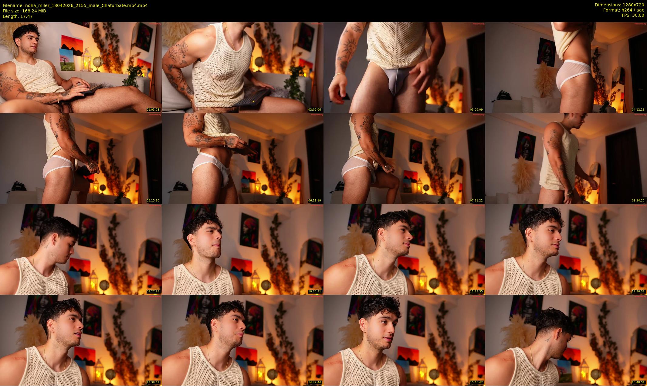 noha_miler — 18 minute Chaturbate male cam show recording, 720p, Apr 18, 2026