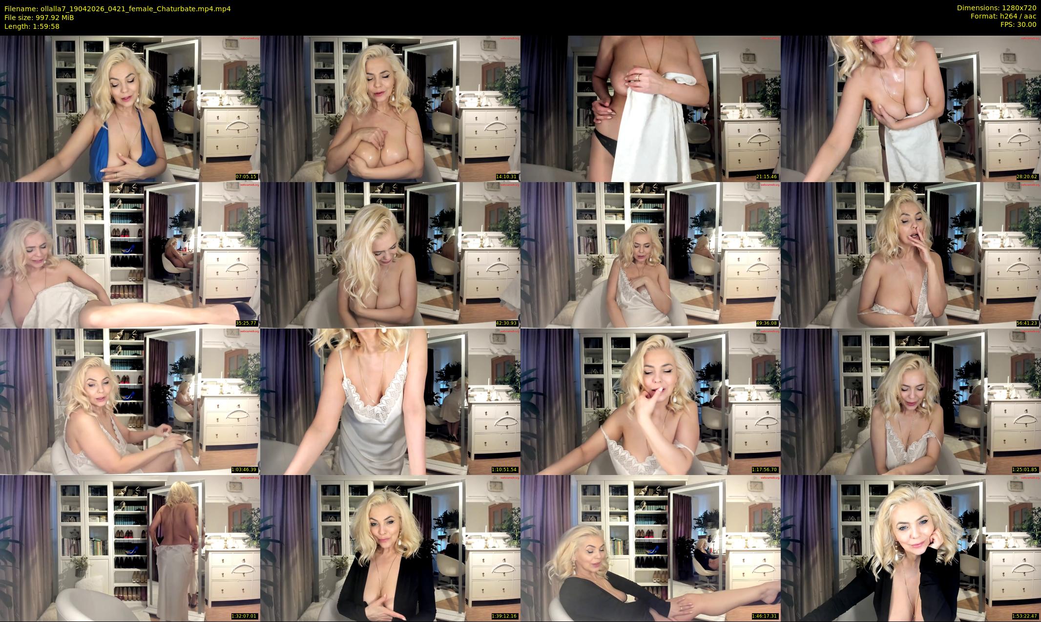 ollalla7 — 120 minute Chaturbate female cam show recording, 720p, Apr 19, 2026