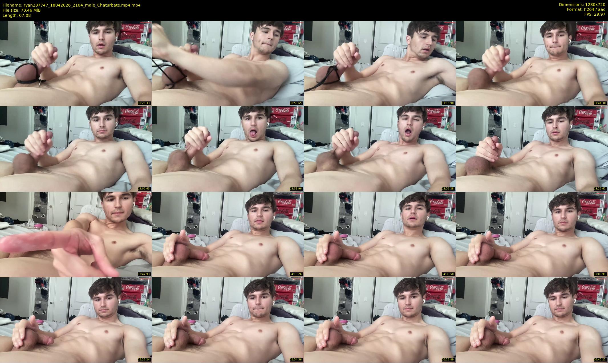 ryan287747 — 8 minute Chaturbate male cam show recording, 720p, Apr 18, 2026