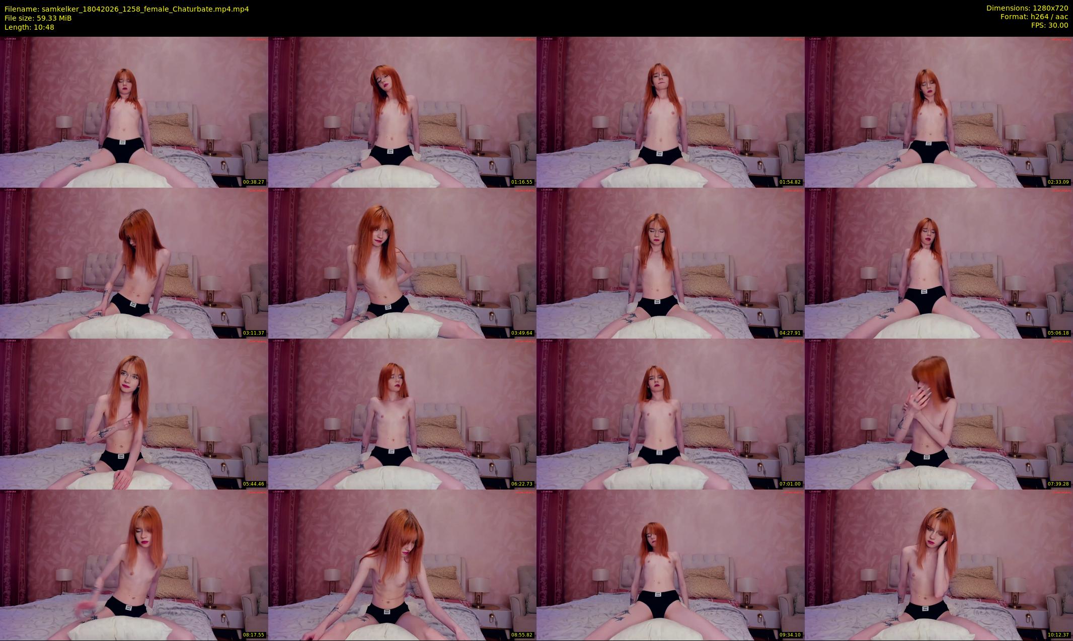 samkelker — 11 minute Chaturbate female cam show recording, 720p, Apr 18, 2026