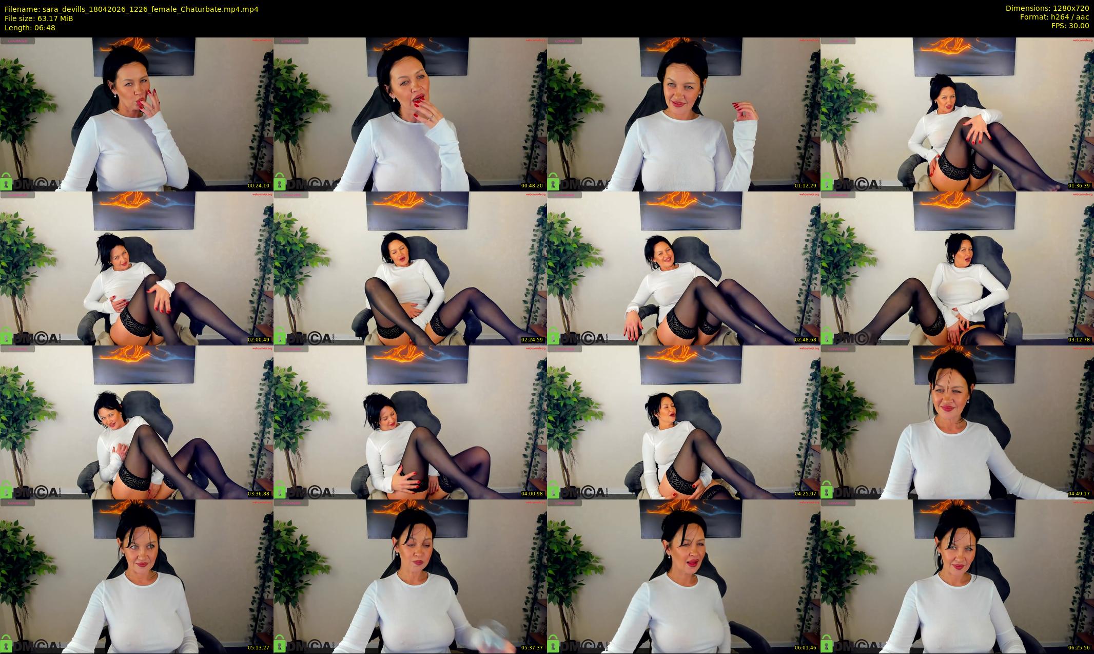 sara_devills — 7 minute Chaturbate female cam show recording, 720p, Apr 18, 2026