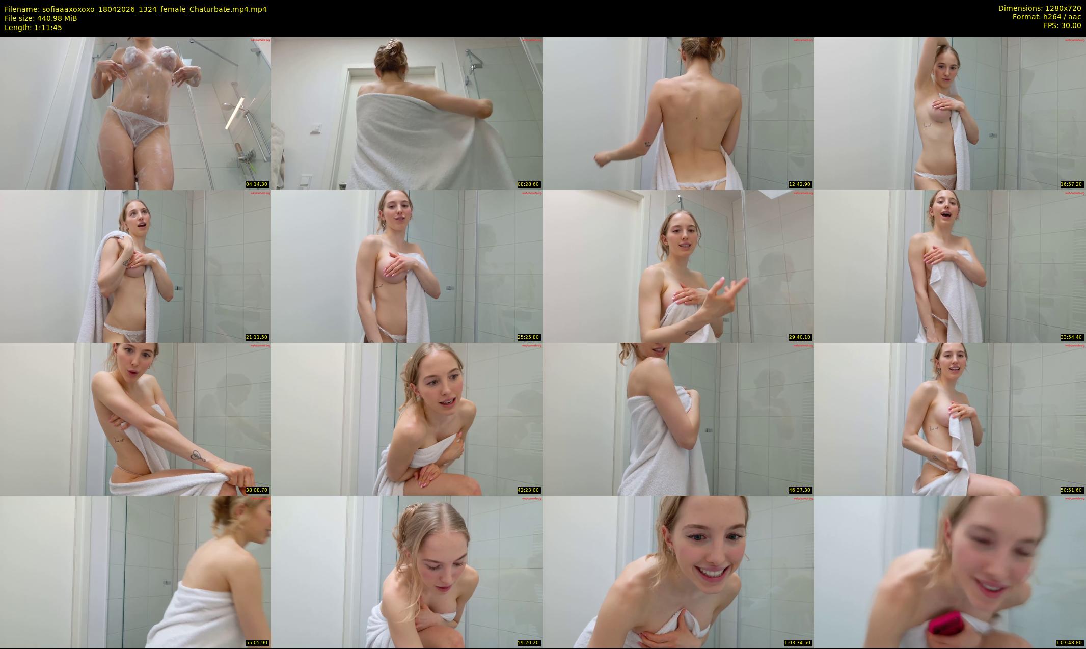 sofiaaaxoxoxo — 72 minute Chaturbate female cam show recording, 720p, Apr 18, 2026