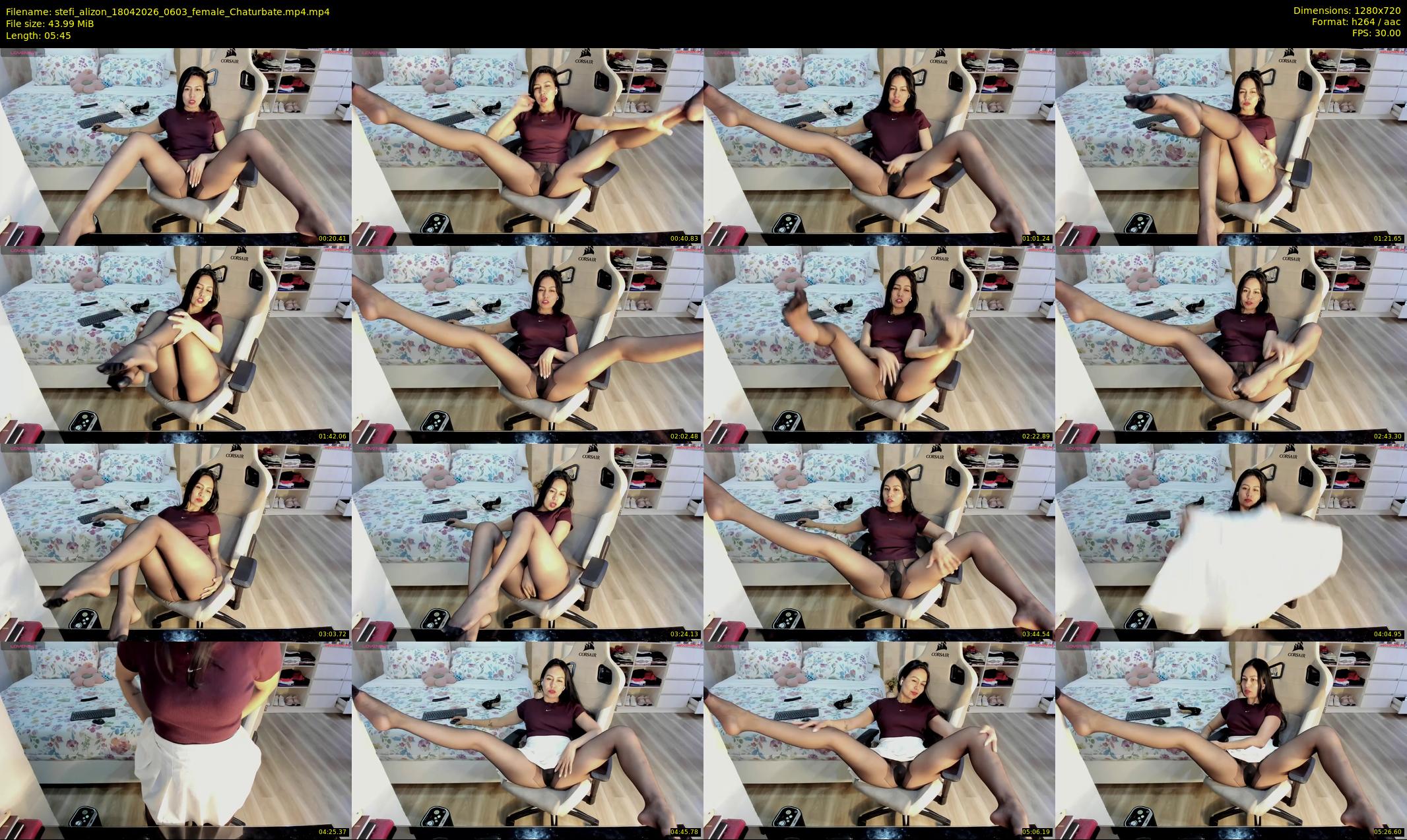 stefi_alizon — 6 minute Chaturbate female cam show recording, 720p, Apr 18, 2026