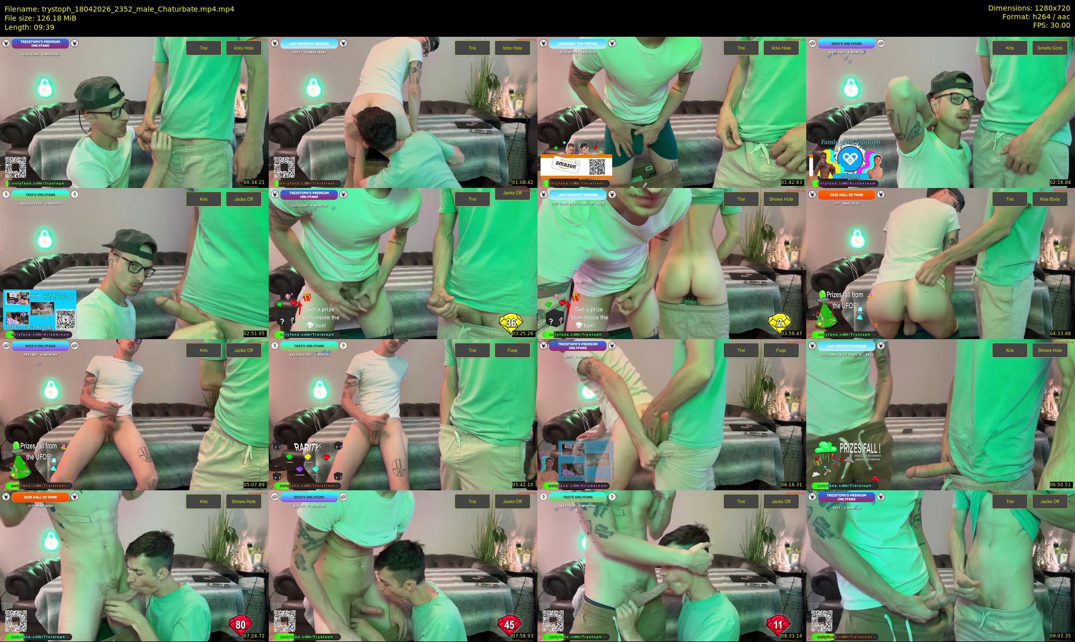 trystoph — 10 minute Chaturbate male cam show recording, 720p, Apr 18, 2026