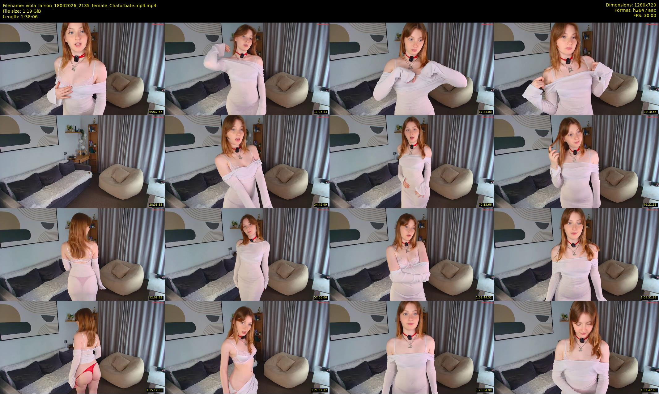viola_larson — 99 minute Chaturbate female cam show recording, 720p, Apr 18, 2026