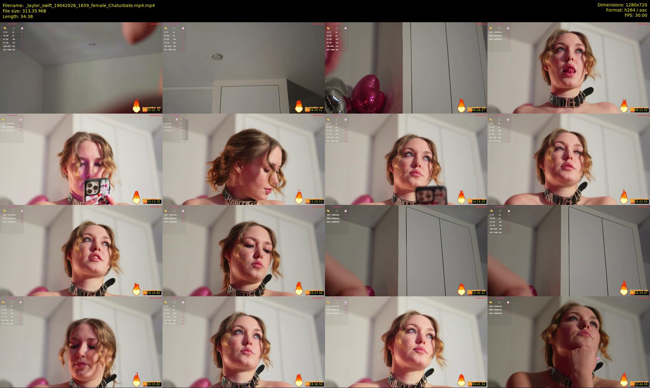 _taylor_swift — 35 minute Chaturbate female cam show recording, 720p, Apr 19, 2026