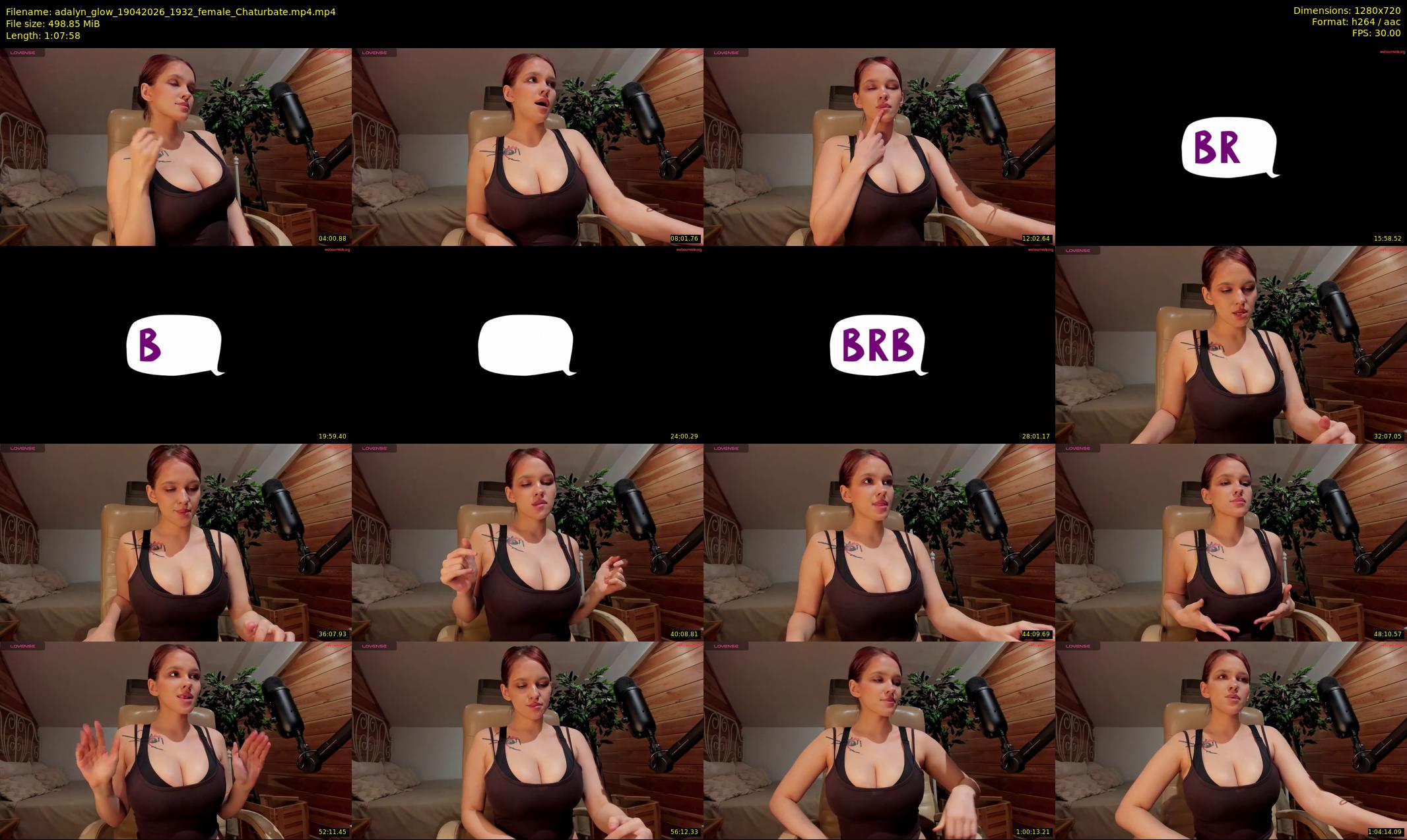 adalyn_glow — 68 minute Chaturbate female cam show recording, 720p, Apr 19, 2026