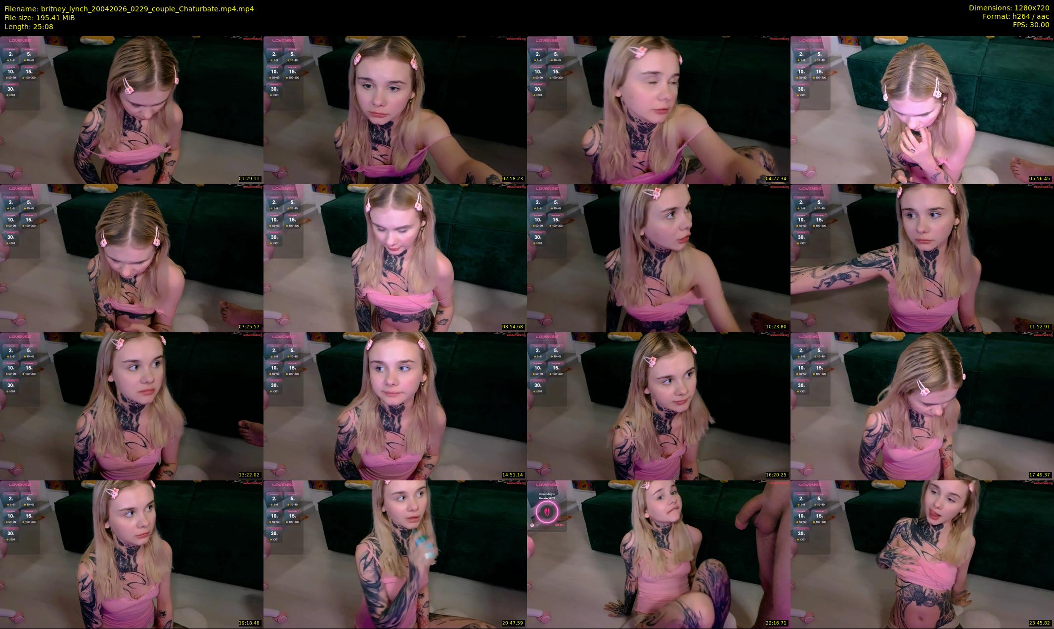 britney_lynch — 26 minute Chaturbate female cam show recording, 720p, Apr 20, 2026