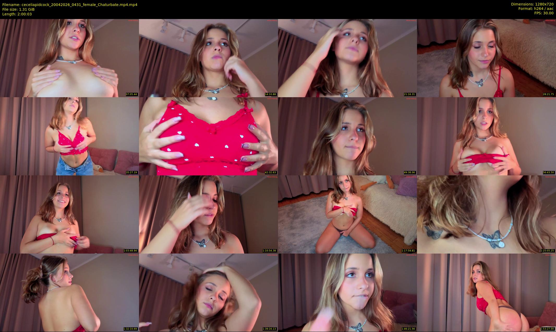 ceceliapidcock — 121 minute Chaturbate female cam show recording, 720p, Apr 20, 2026