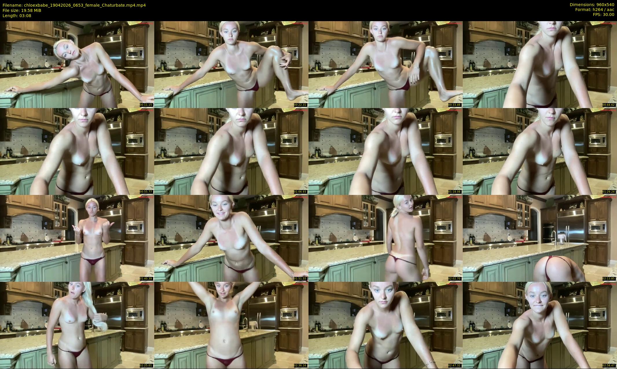 chloexbabe — 4 minute Chaturbate female cam show recording, 480p, Apr 19, 2026