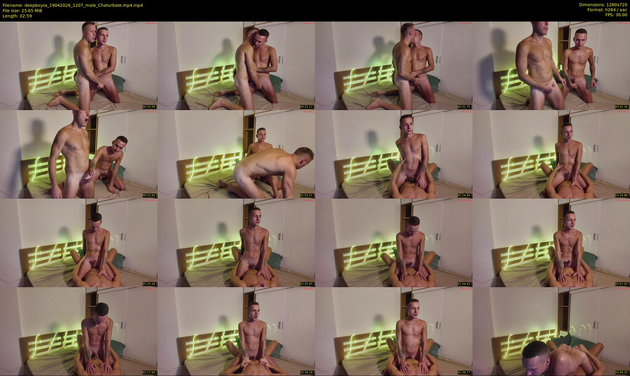 deepboysx — 3 minute Chaturbate male cam show recording, 720p, Apr 19, 2026