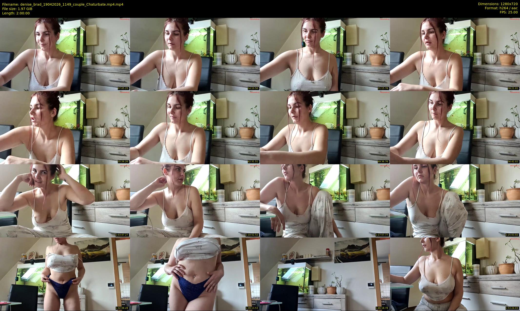 denise_brad — 120 minute Chaturbate couple cam show recording, 720p, Apr 19, 2026