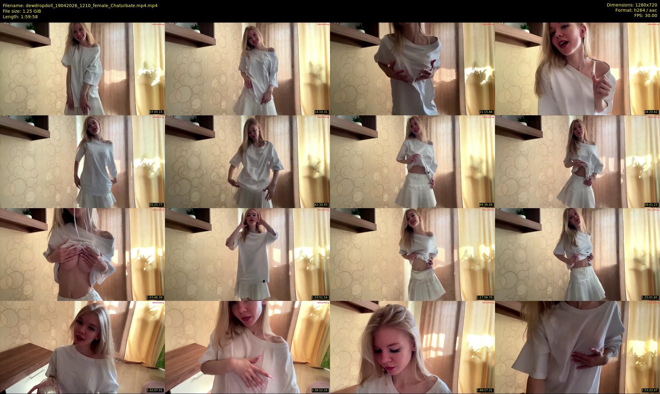 dewdropdoll — 120 minute Chaturbate female cam show recording, 720p, Apr 19, 2026