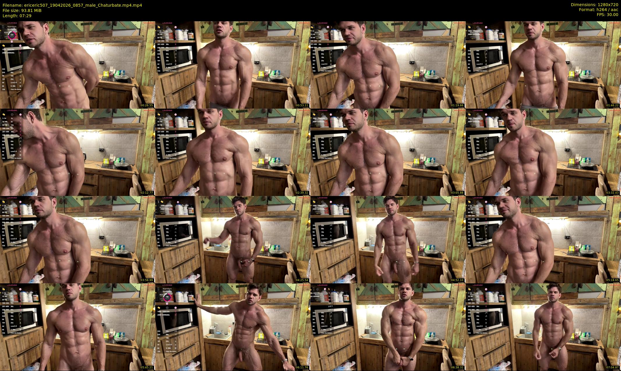 ericeric507 — 8 minute Chaturbate male cam show recording, 720p, Apr 19, 2026