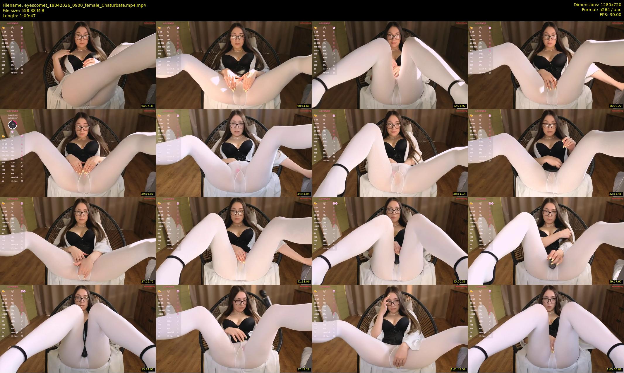 eyescomet — 70 minute Chaturbate female cam show recording, 720p, Apr 19, 2026