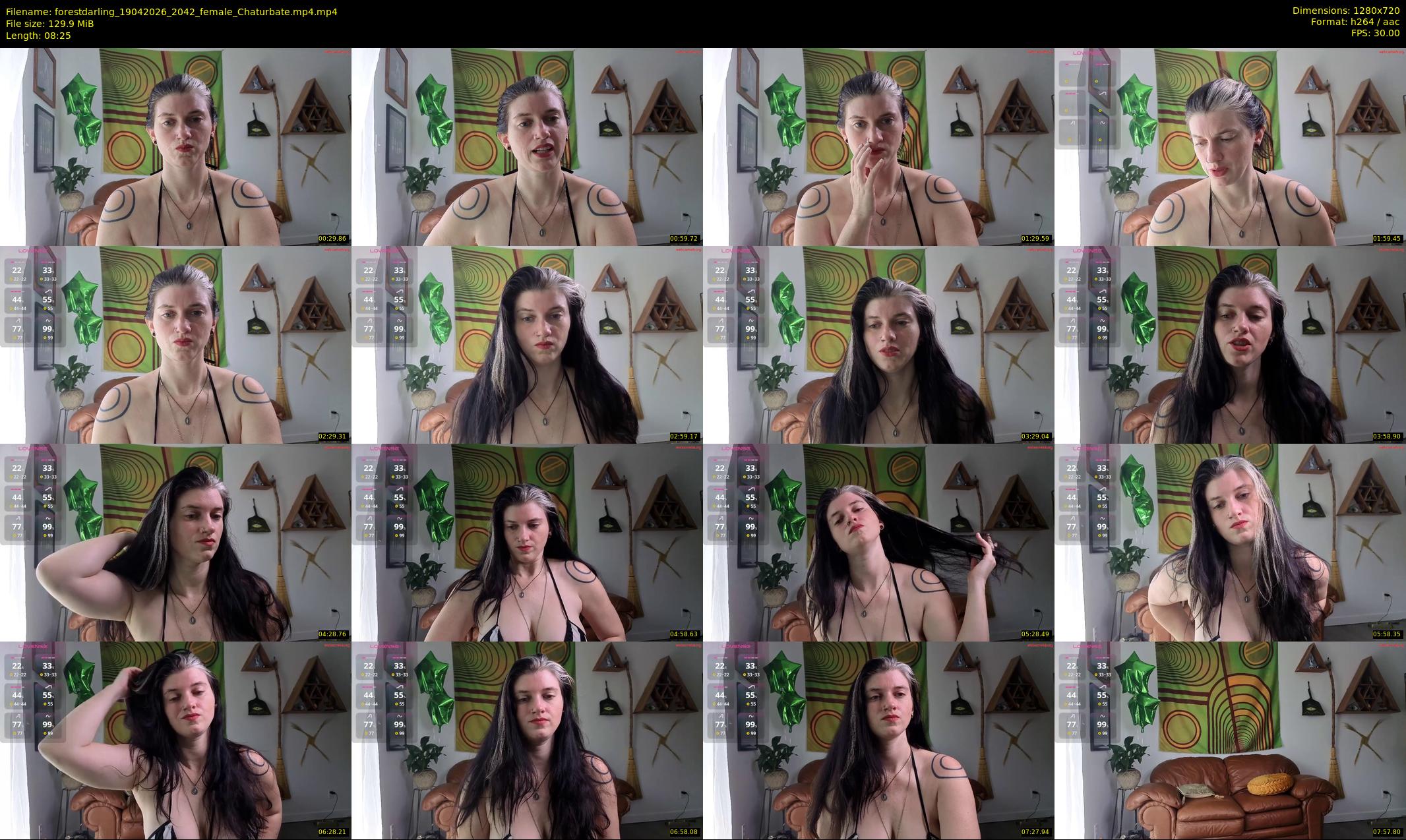 forestdarling — 9 minute Chaturbate female cam show recording, 720p, Apr 19, 2026
