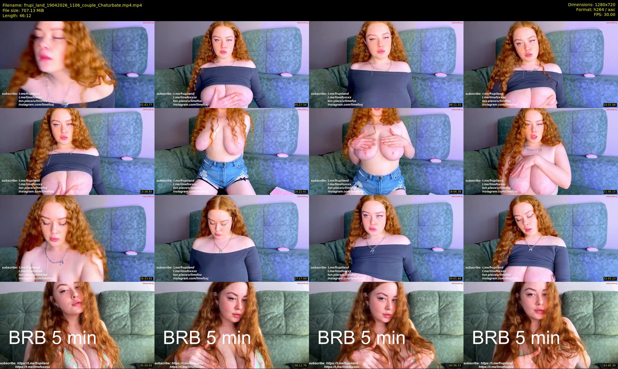 frupi_land — 47 minute Chaturbate couple cam show recording, 720p, Apr 19, 2026