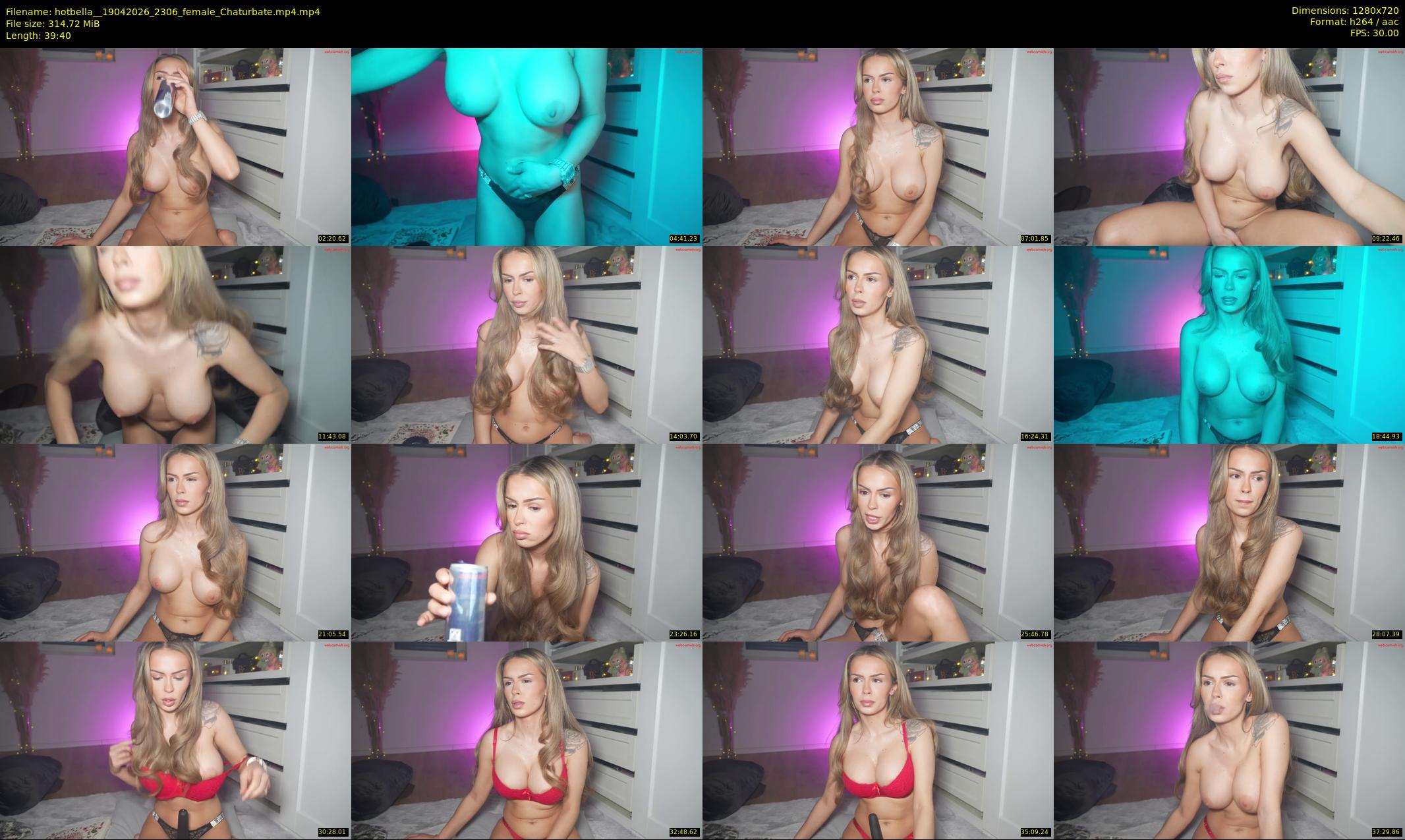 hotbella_ — 40 minute Chaturbate female cam show recording, 720p, Apr 19, 2026
