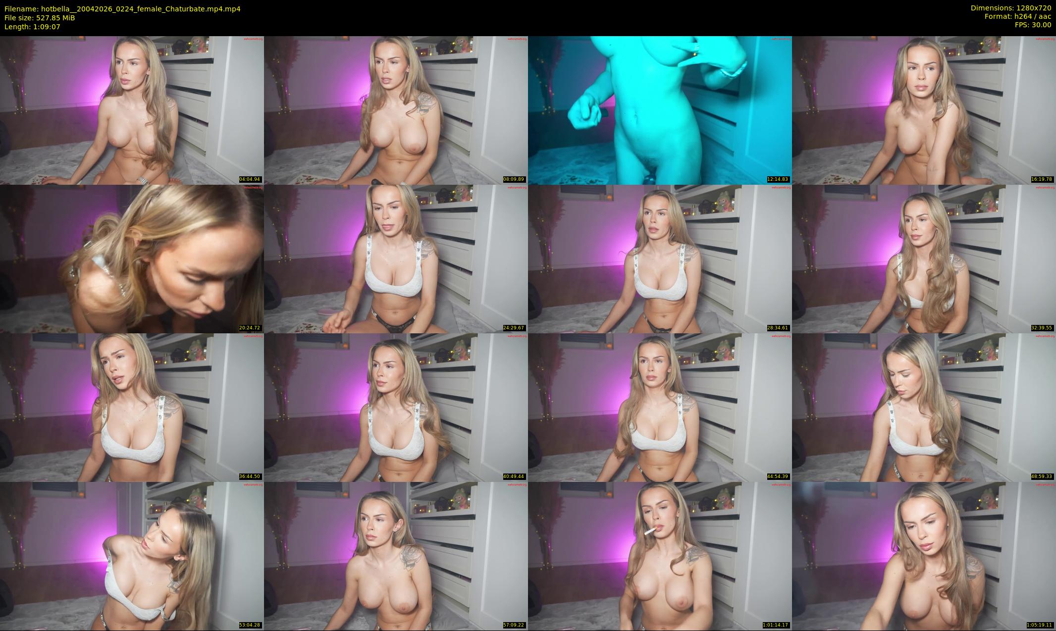 hotbella_ — 70 minute Chaturbate female cam show recording, 720p, Apr 20, 2026