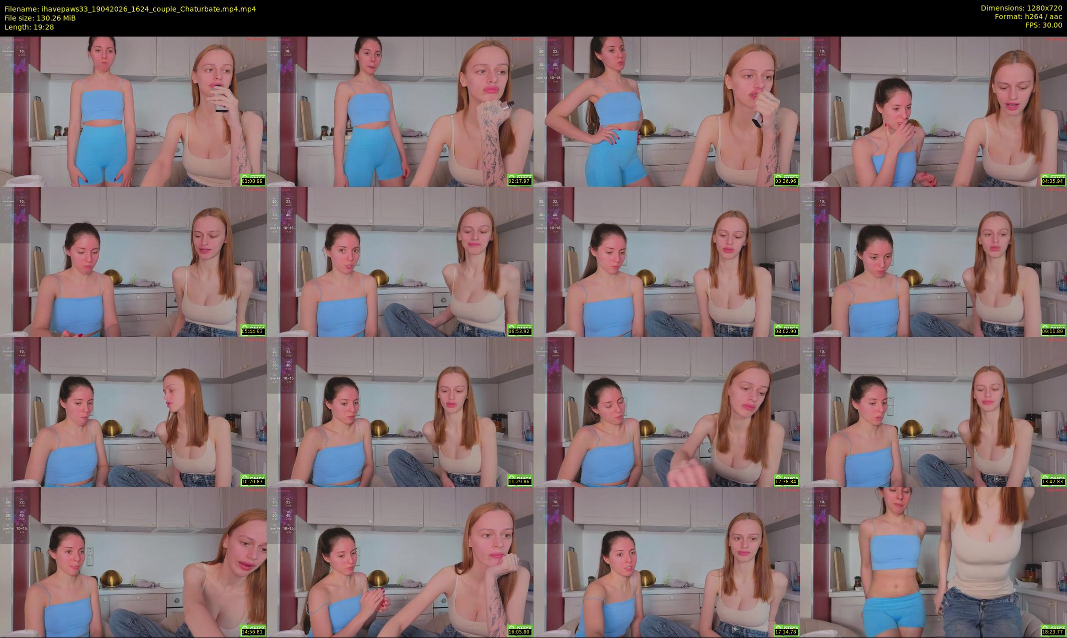 ihavepaws33 — 20 minute Chaturbate couple cam show recording, 720p, Apr 19, 2026