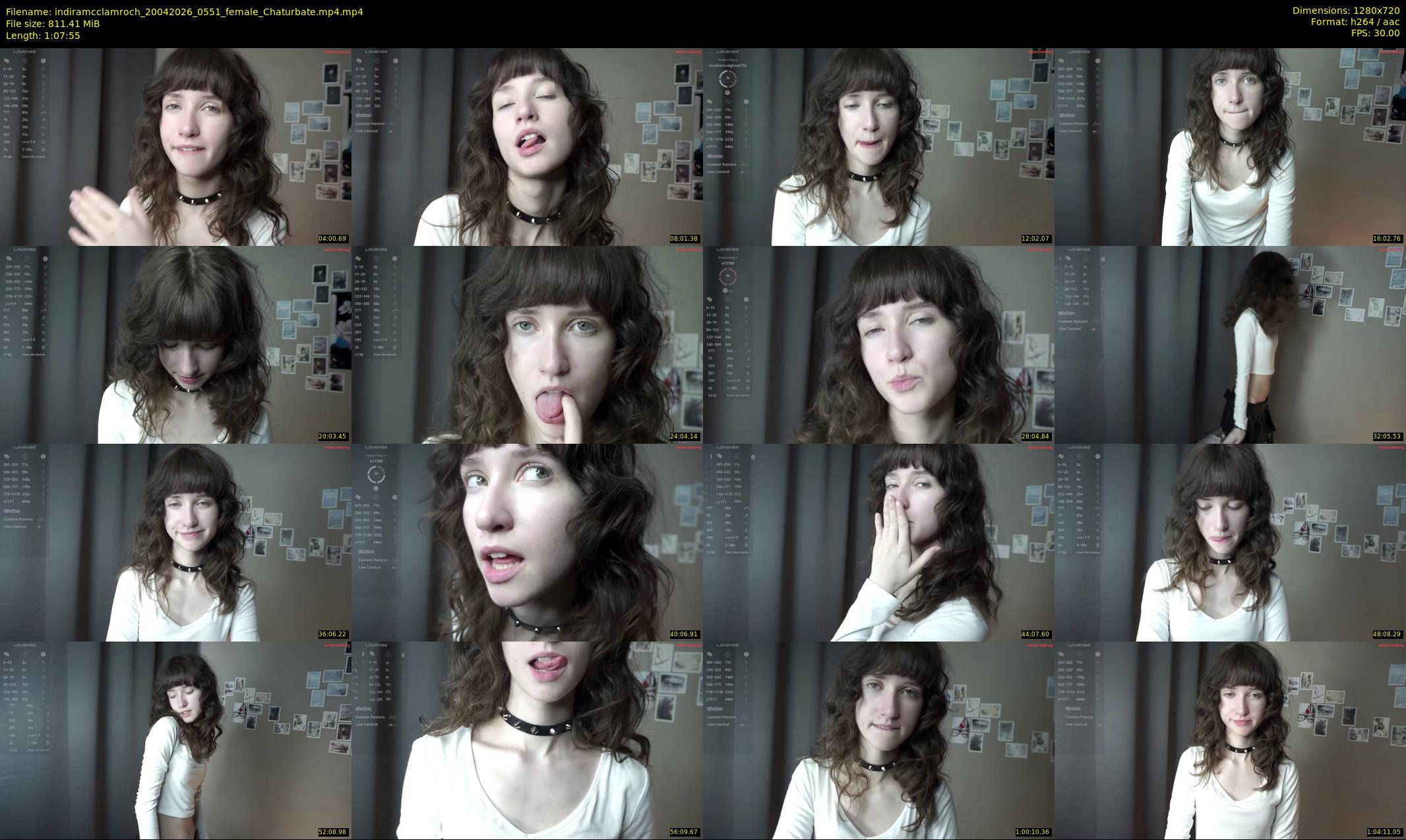 indiramcclamroch — 68 minute Chaturbate female cam show recording, 720p, Apr 20, 2026
