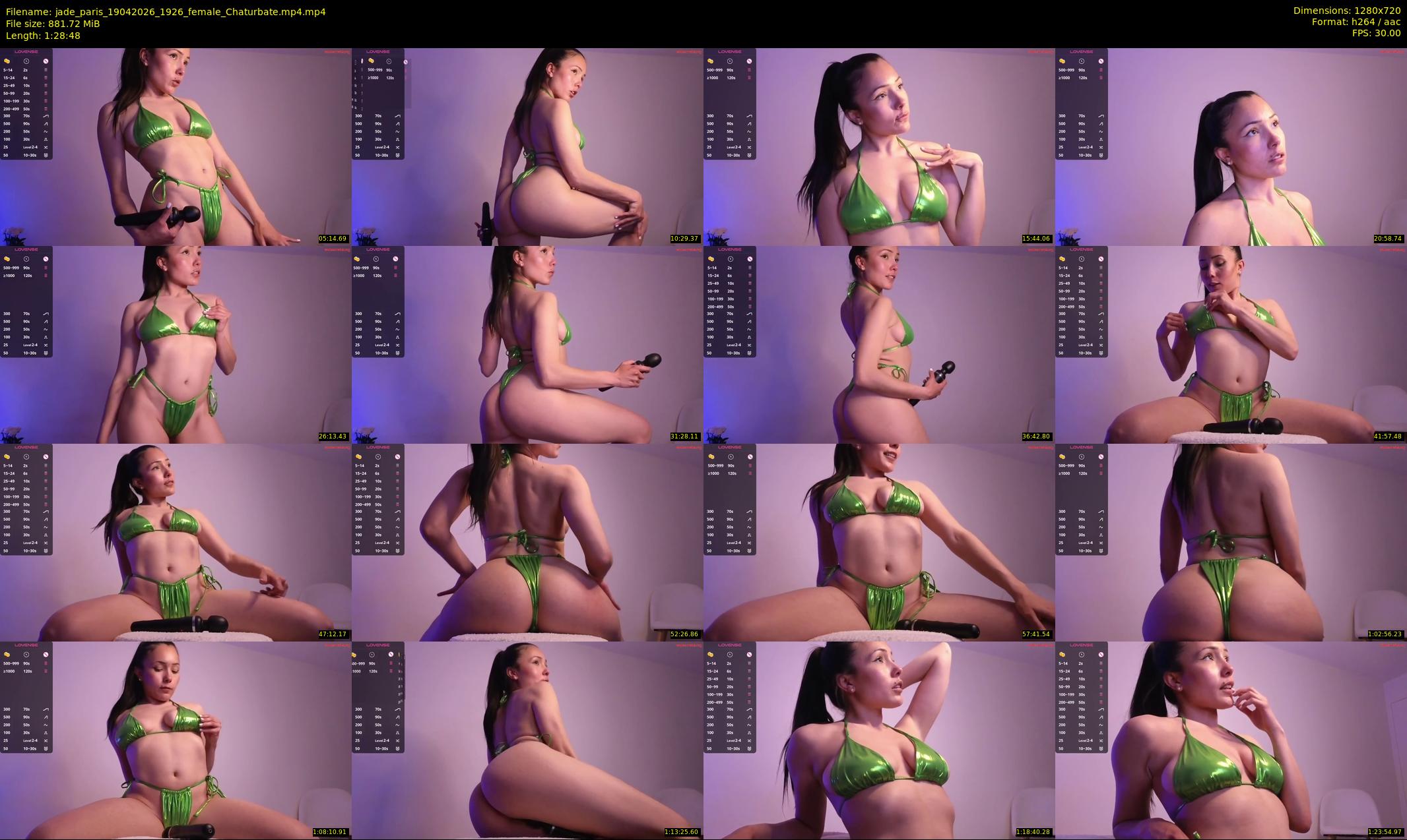 jade_paris — 89 minute Chaturbate female cam show recording, 720p, Apr 19, 2026