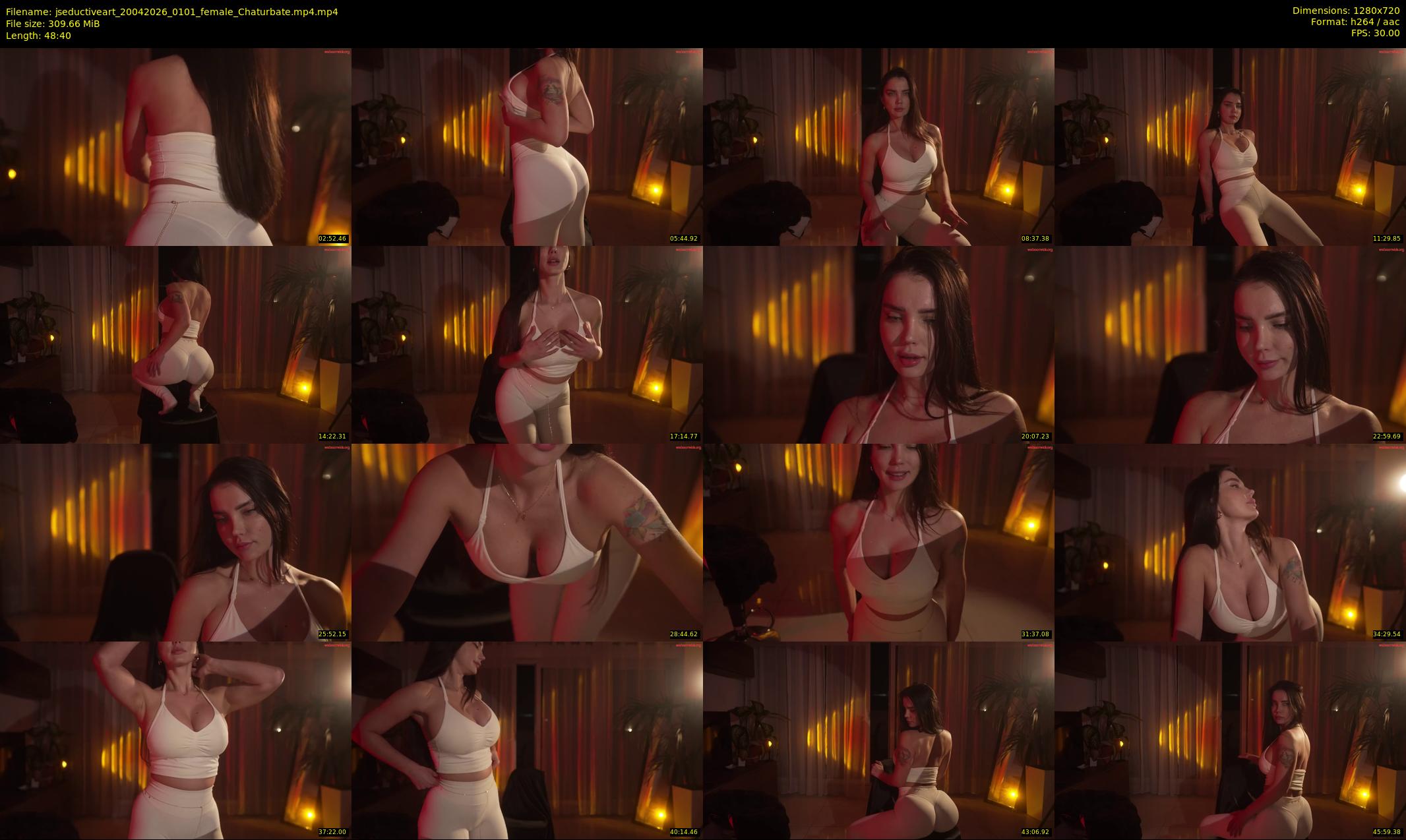 jseductiveart — 49 minute Chaturbate female cam show recording, 720p, Apr 20, 2026