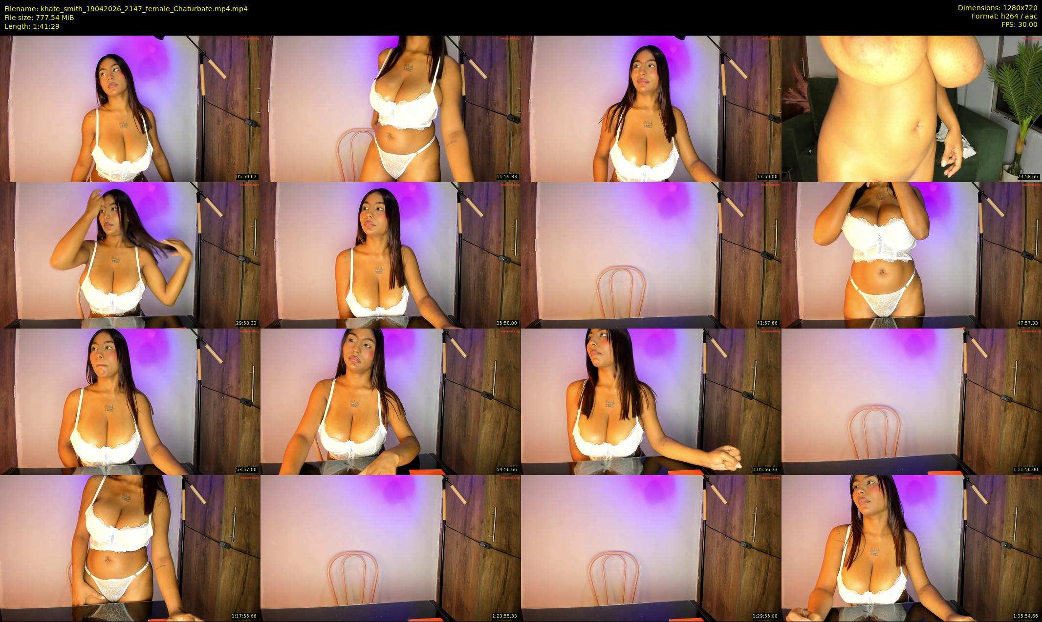 khate_smith — 102 minute Chaturbate female cam show recording, 720p, Apr 19, 2026