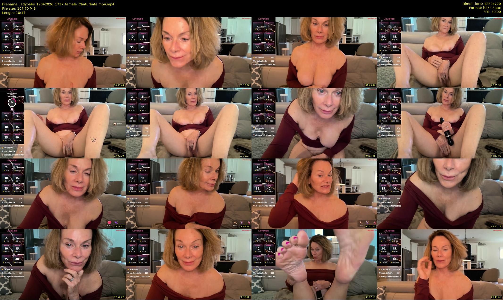 ladybabs — 11 minute Chaturbate female cam show recording, 720p, Apr 19, 2026