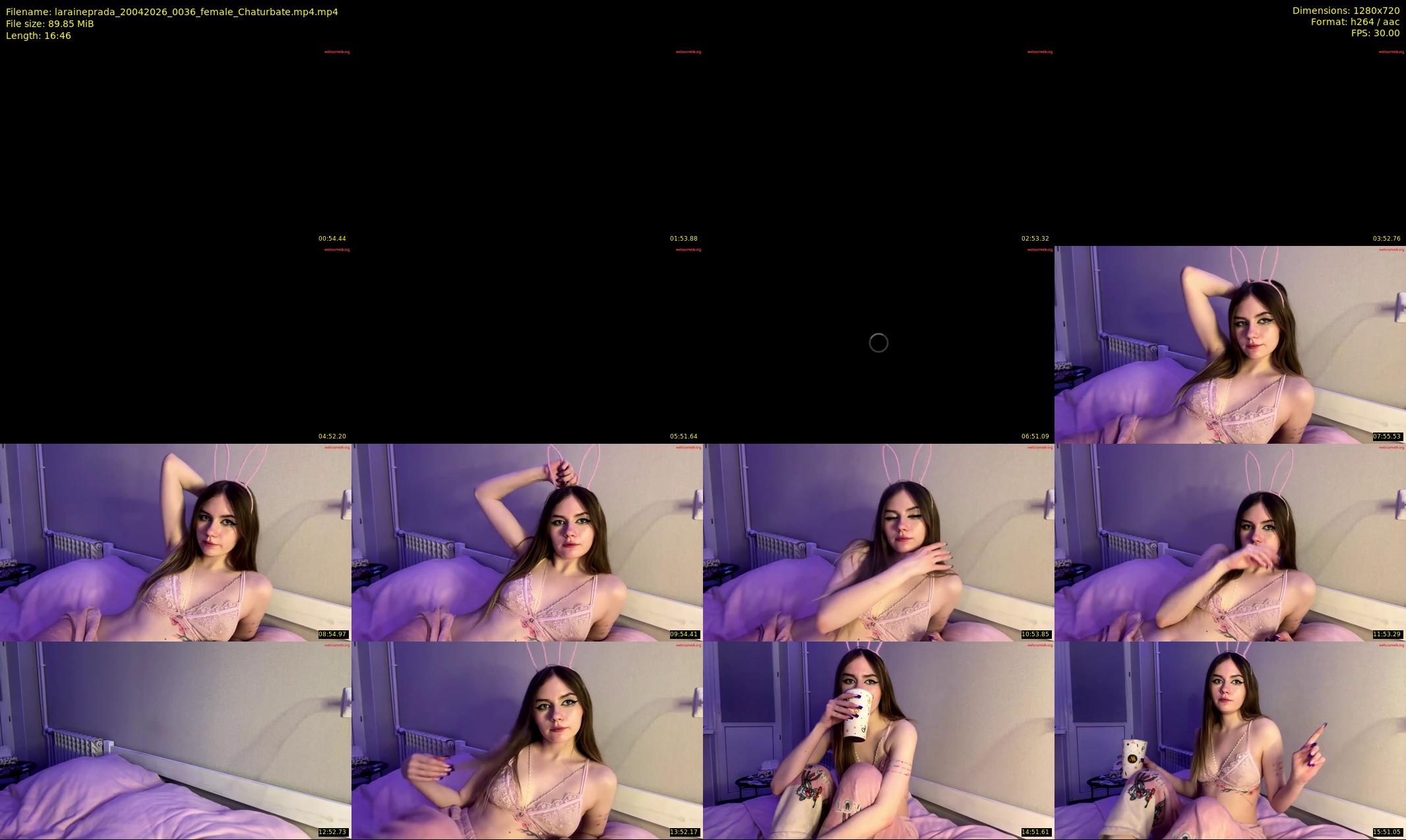 laraineprada — 17 minute Chaturbate female cam show recording, 720p, Apr 20, 2026