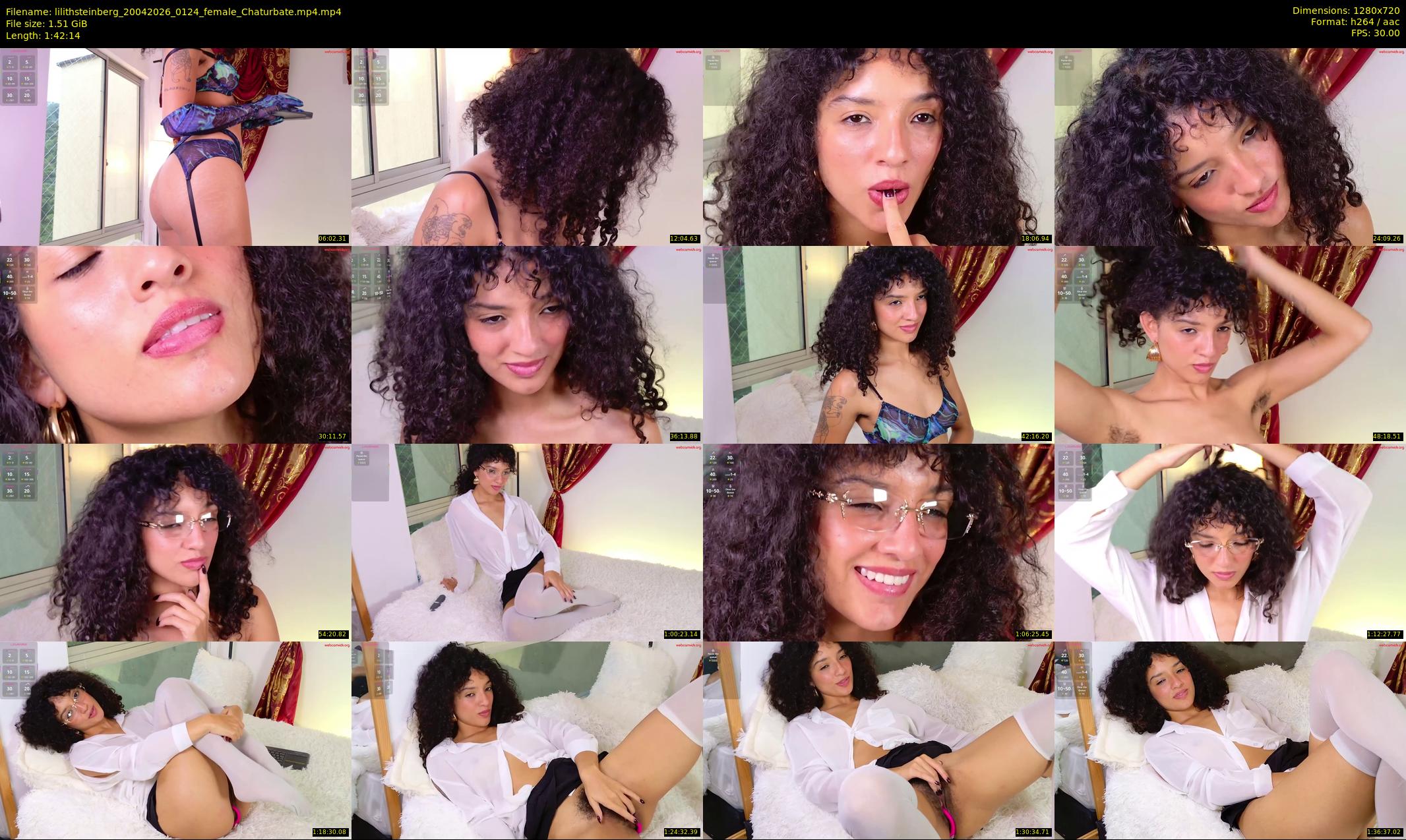 lilithsteinberg — 103 minute Chaturbate female cam show recording, 720p, Apr 20, 2026