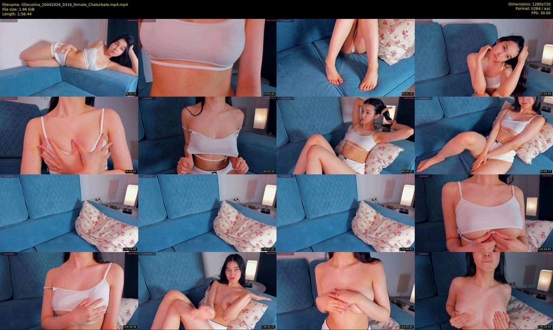 lilliecelina — 117 minute Chaturbate female cam show recording, 720p, Apr 20, 2026