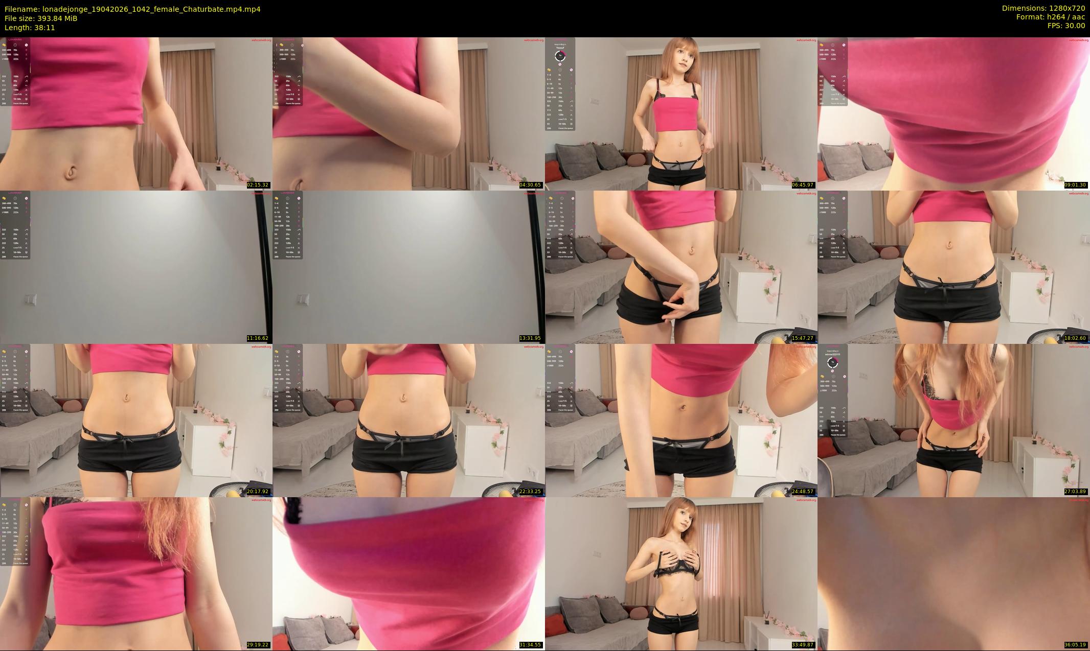 lonadejonge — 39 minute Chaturbate female cam show recording, 720p, Apr 19, 2026