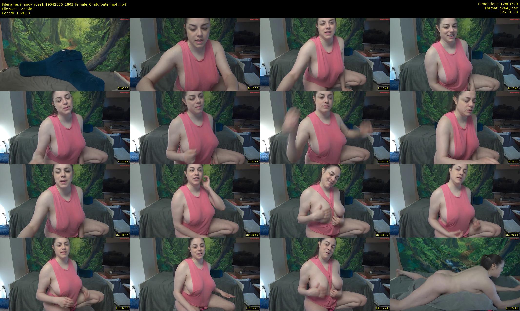 mandy_rose1 — 120 minute Chaturbate female cam show recording, 720p, Apr 19, 2026