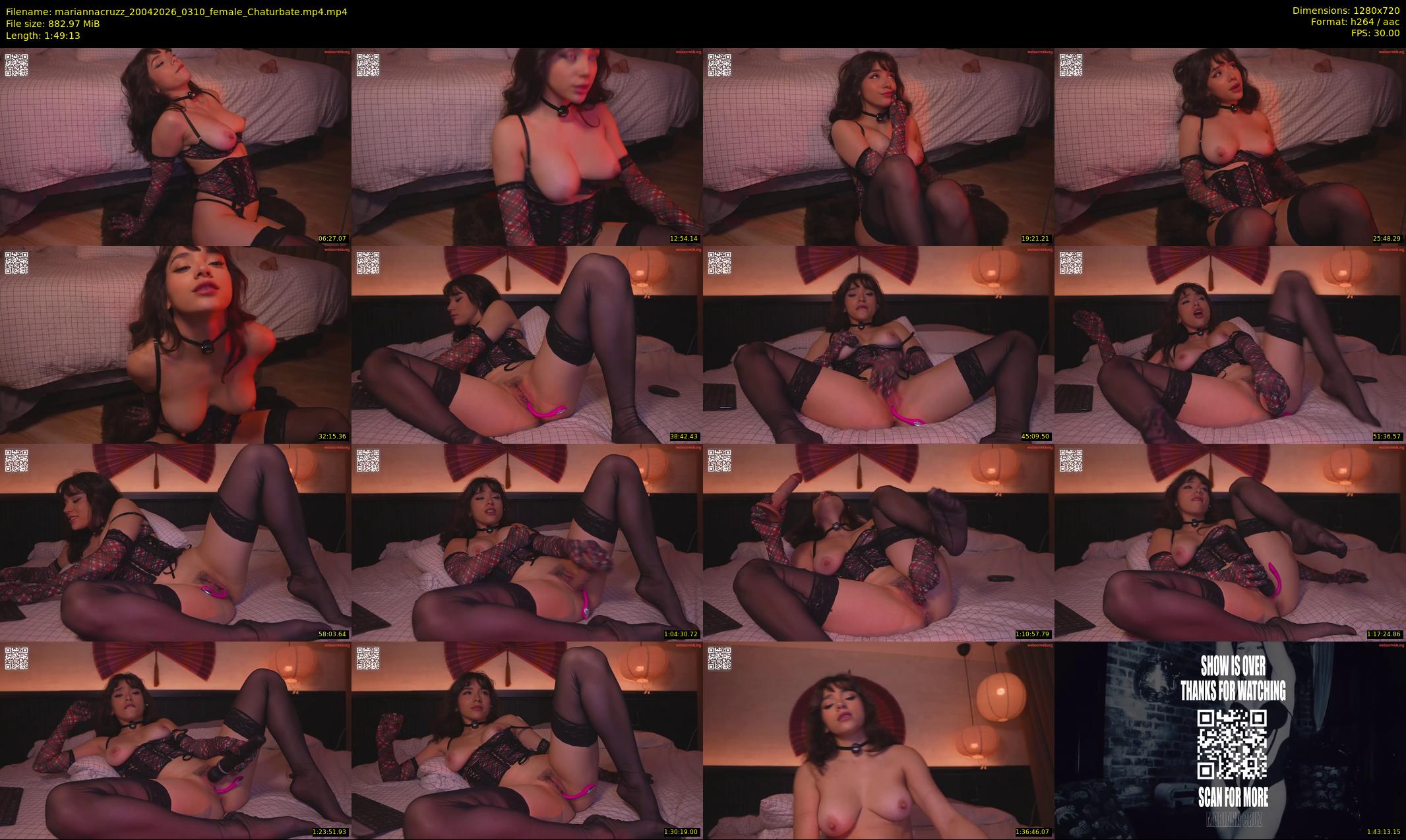 mariannacruzz — 110 minute Chaturbate female cam show recording, 720p, Apr 20, 2026