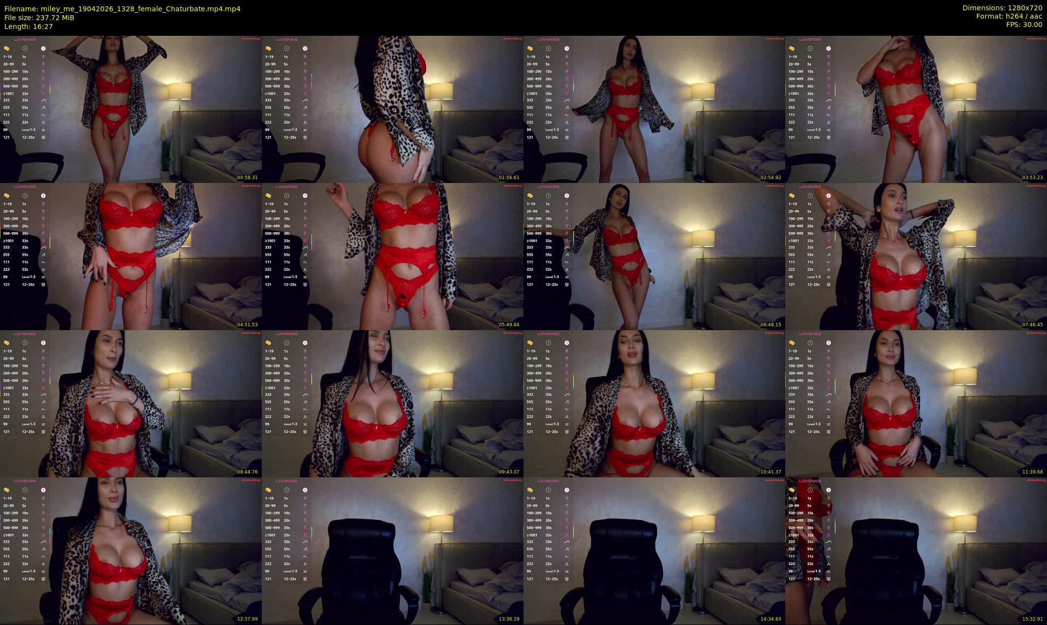 miley_me — 17 minute Chaturbate female cam show recording, 720p, Apr 19, 2026