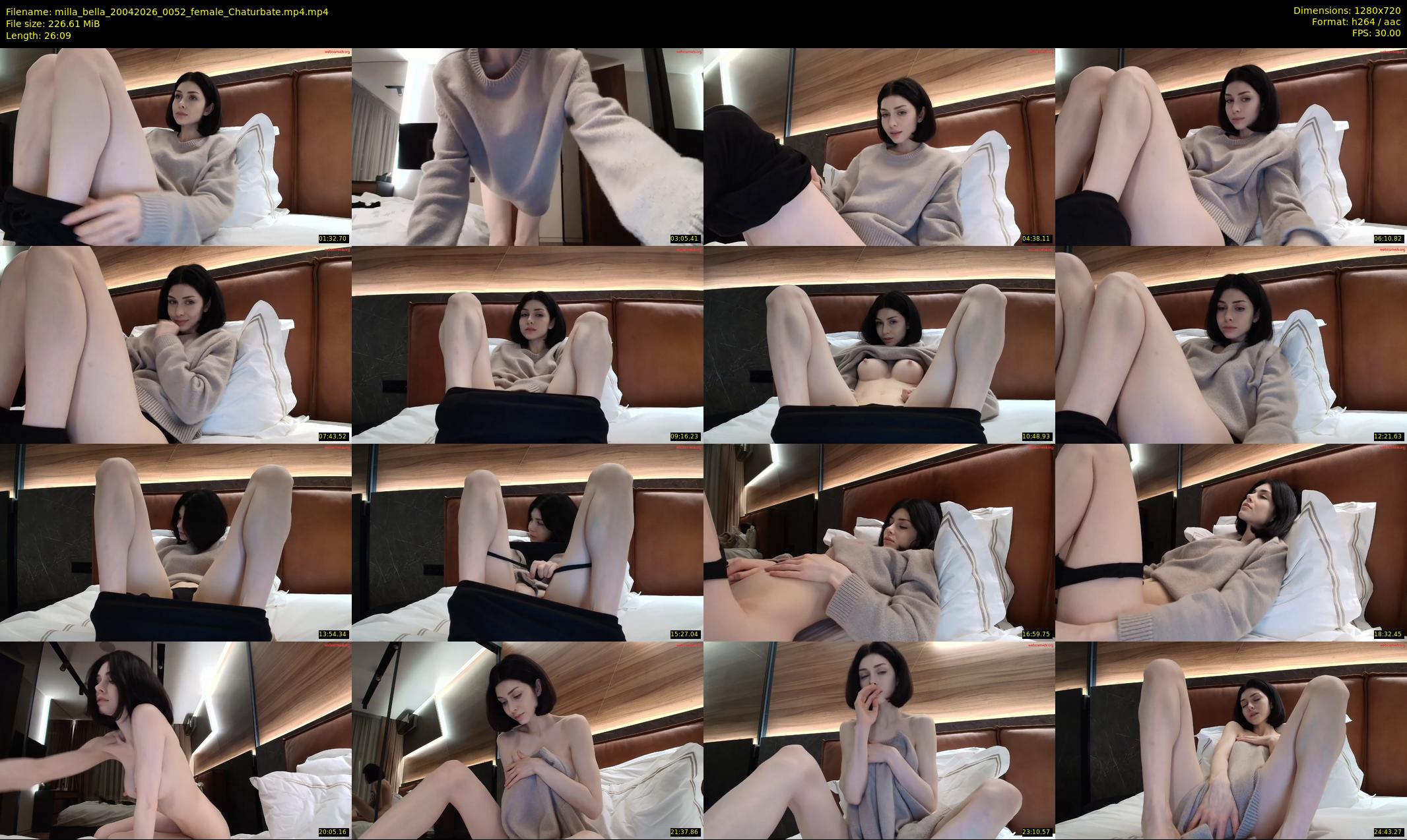 milla_bella — 27 minute Chaturbate female cam show recording, 720p, Apr 20, 2026