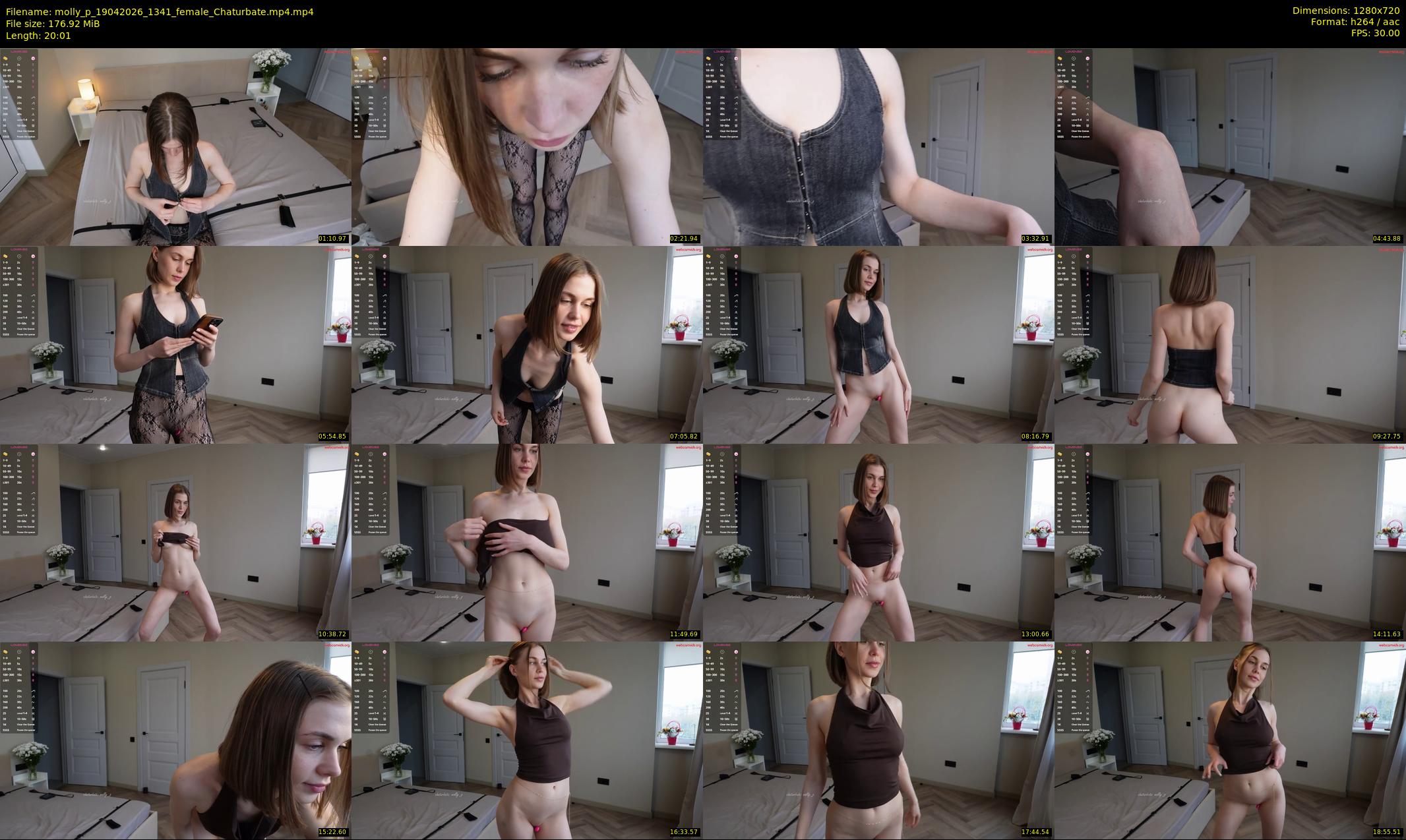 molly_p — 21 minute Chaturbate female cam show recording, 720p, Apr 19, 2026