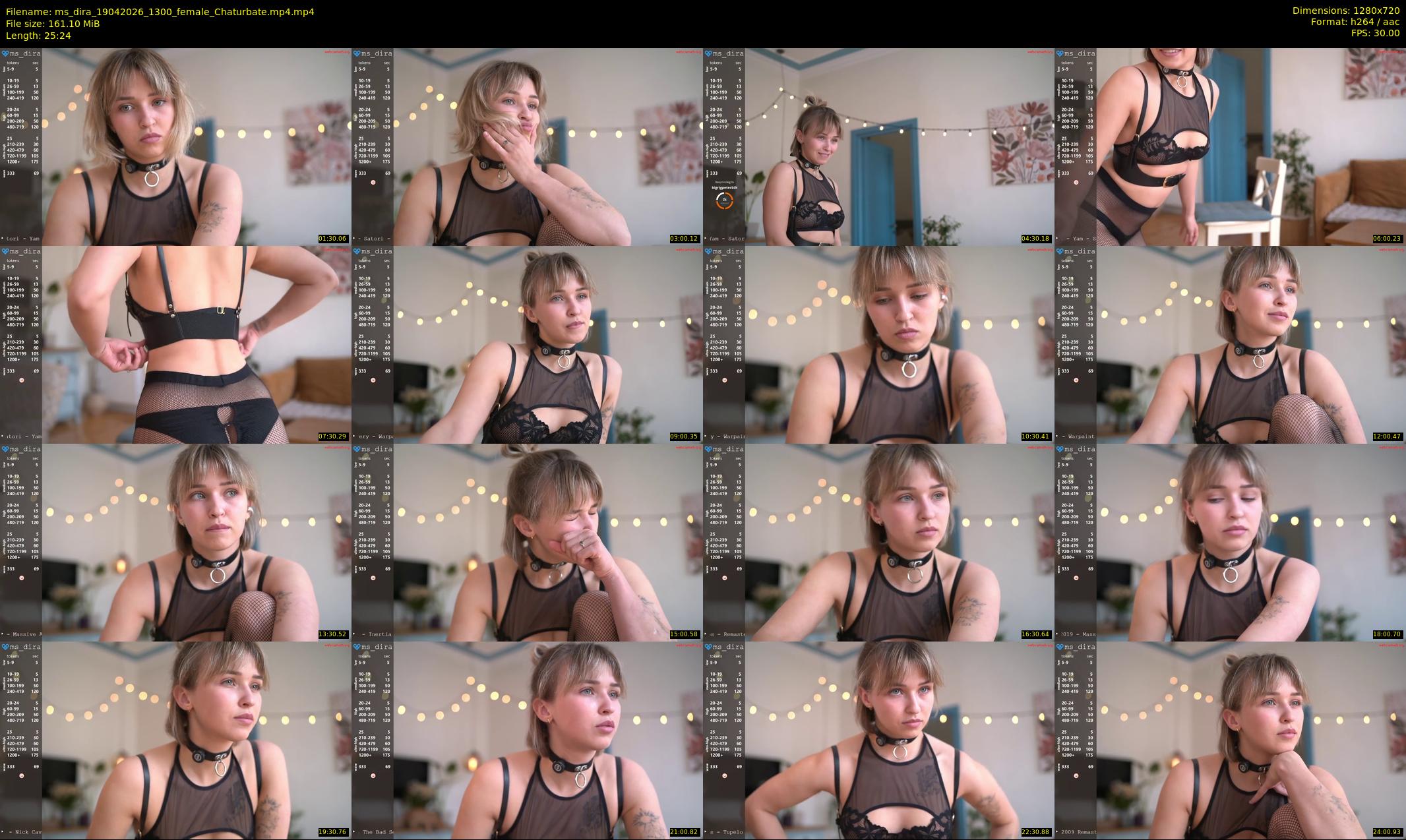 ms_dira — 26 minute Chaturbate female cam show recording, 720p, Apr 19, 2026