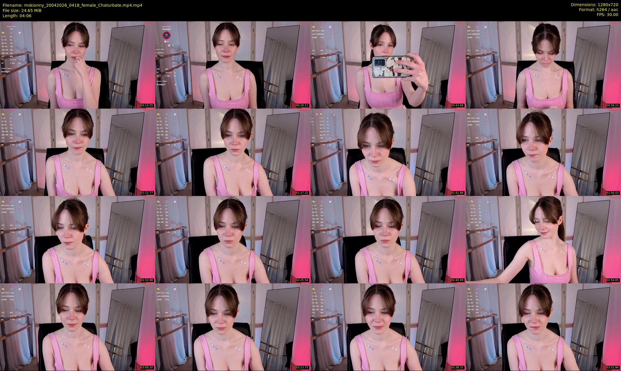 mskionny — 5 minute Chaturbate female cam show recording, 720p, Apr 20, 2026